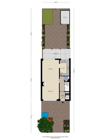 Floorplan - President van Heelstraat 12, 3151 SL Hoek van Holland