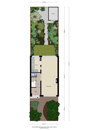 Floorplan - President van Heelstraat 38, 3151 SL Hoek van Holland