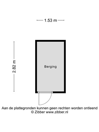 Floorplan - Prins Hendrikstraat 338, 3151 AW Hoek van Holland