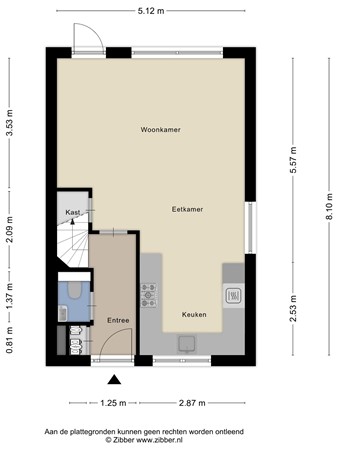 Floorplan - Starduststraat 1, 3151 JE Hoek van Holland