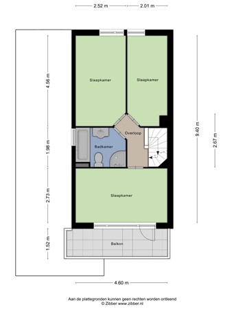 Floorplan - Cornelis Sterrenburgstraat 88, 3151 JG Hoek van Holland
