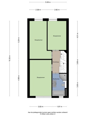 Floorplan - Johan Mauritsstraat 154, 3151 CD Hoek van Holland