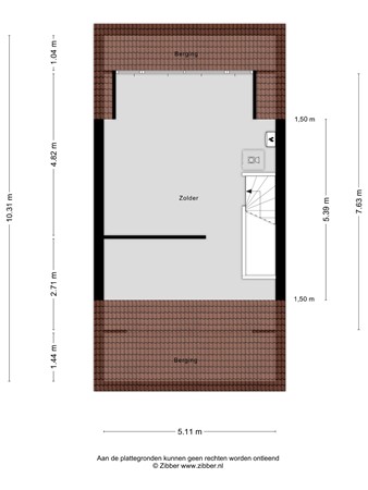 Floorplan - Johan Mauritsstraat 154, 3151 CD Hoek van Holland
