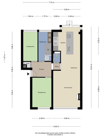Floorplan - Prins der Nederlandenstraat 37, 3151 SB Hoek van Holland