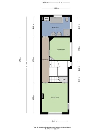 Floorplan - 's-Gravenzandseweg 261, 3151 TT Hoek van Holland