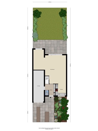 Floorplan - Marjorystraat 34, 3151 JK Hoek van Holland