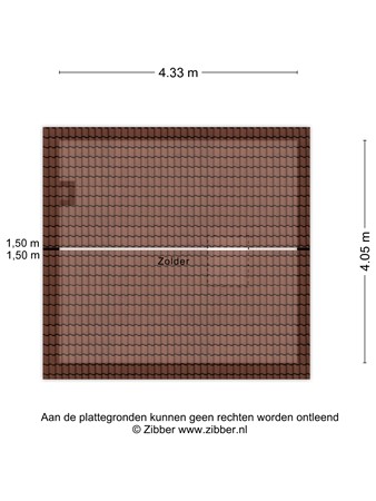 Floorplan - Mr. de Fremerystraat 34, 2691 ZJ 's-Gravenzande