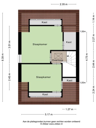 Floorplan - Dokter Fokkensstraat 8, 3151 MR Hoek van Holland