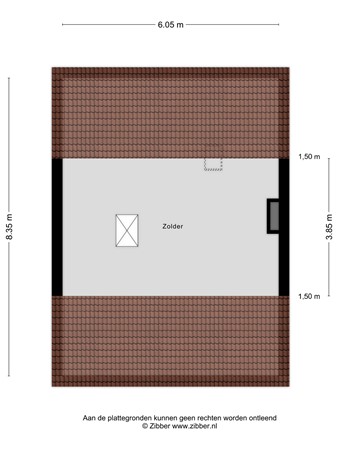 Floorplan - Hoekse Hillweg 103, 3151 CB Hoek van Holland