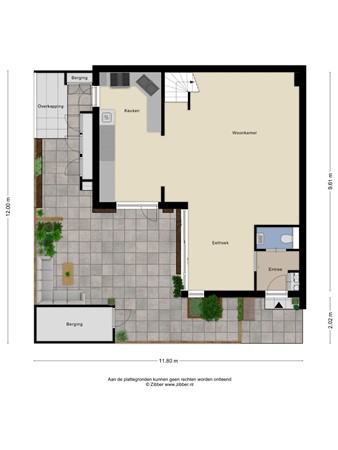 Floorplan - Valkastraat 8, 3151 JH Hoek van Holland