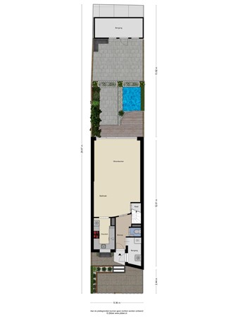 Floorplan - Willem Barentsstraat 29, 3151 WG Hoek van Holland