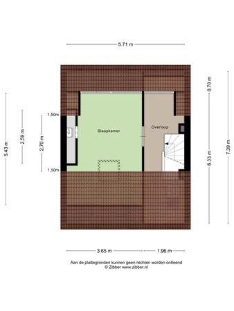 Floorplan - De Cordesstraat 86, 3151 BN Hoek van Holland