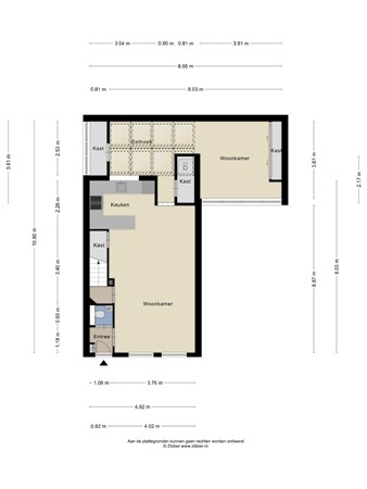 Floorplan - Schoolstraat 27K006, 3151 AX Hoek van Holland