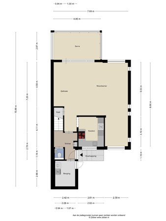 Floorplan - Orteliuspad 68, 3151 PT Hoek van Holland