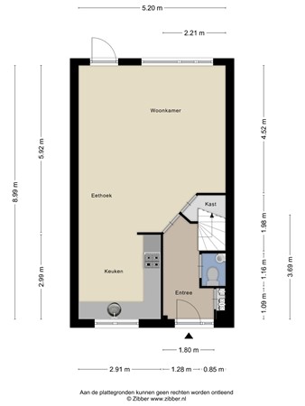 Floorplan - Seringenhof 17, 2691 RX 's-Gravenzande