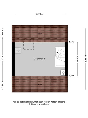 Floorplan - Seringenhof 17, 2691 RX 's-Gravenzande
