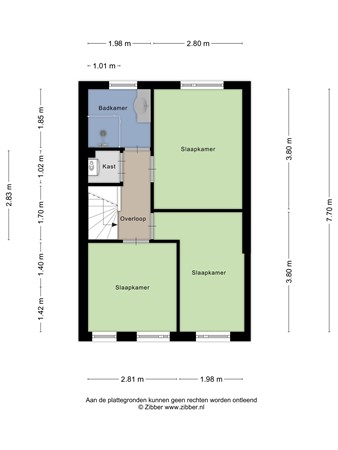 Floorplan - 1e Scheepvaartstraat 19, 3151 NJ Hoek van Holland