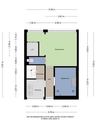 Floorplan - Rijpstraat 31, 3151 BV Hoek van Holland