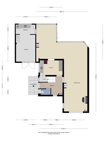 Floorplan - 's-Gravenzandseweg 250, 3151 TV Hoek van Holland