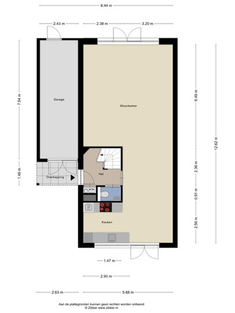 Floorplan - Dokter Diamantlaan 78, 3151 MB Hoek van Holland