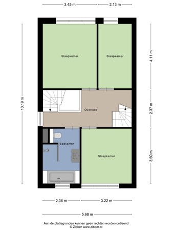 Floorplan - Dokter Diamantlaan 78, 3151 MB Hoek van Holland