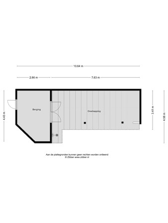 Floorplan - Blesstraat 4, 3151 GA Hoek van Holland