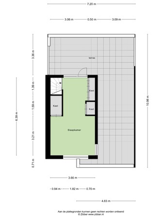 Floorplan - Strandweg 50, 3151 HV Hoek van Holland
