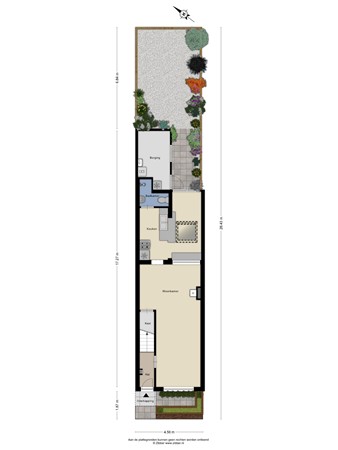 Floorplan - Naaldwijkseweg 298, 2691 PX 's-Gravenzande