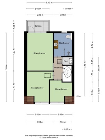 Floorplan - Naaldwijkseweg 170, 2691 RM 's-Gravenzande