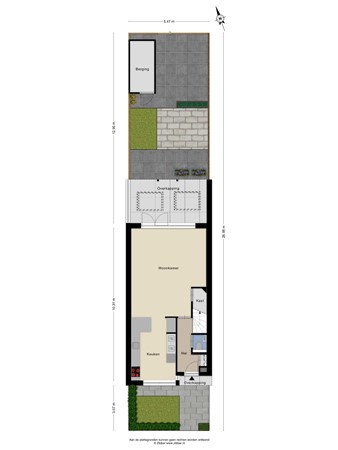 Floorplan - Johan Mauritsstraat 162, 3151 CD Hoek van Holland