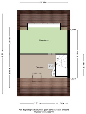 Floorplan - Wil Vinjéstraat 74, 3151 MM Hoek van Holland