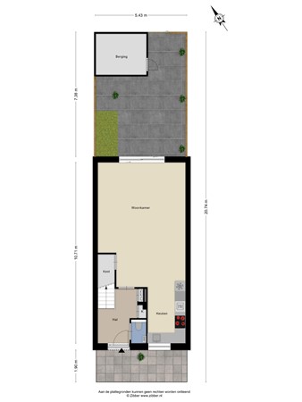 Floorplan - Jaap van de Scheurhof 5, 3151 MG Hoek van Holland
