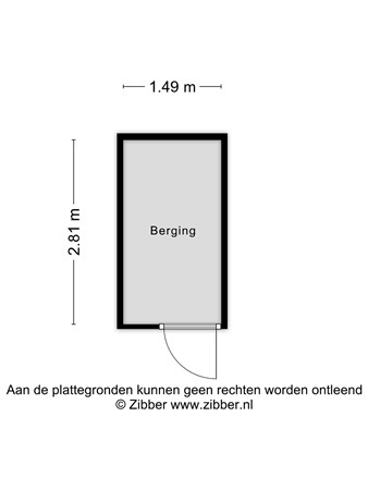 Floorplan - Prins Hendrikstraat 304, 3151 AW Hoek van Holland