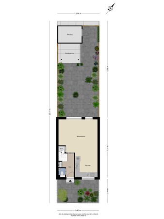Floorplan - Hoekse Hillweg 201, 3151 CB Hoek van Holland