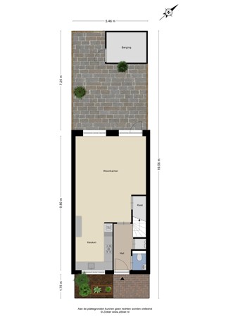 Floorplan - Dokter Diamantlaan 43, 3151 MB Hoek van Holland