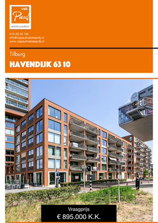 Brochure preview - Havendijk 63-10, 5017 AL TILBURG (1)