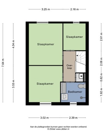 Floorplan - Van Hessen-Kasselstraat 90, 5021 ET Tilburg