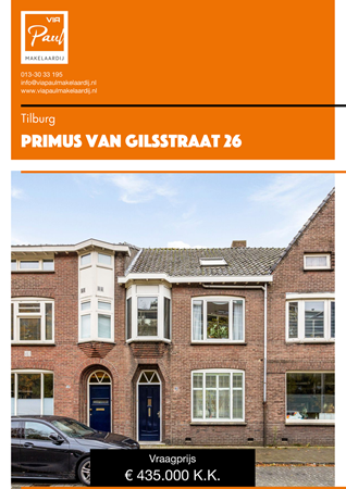 Brochure preview - Primus van Gilsstraat 26, 5038 XK TILBURG (2)