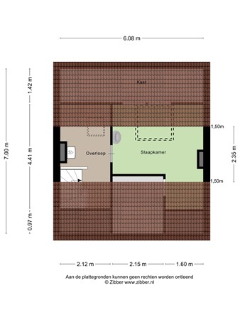 Floorplan - Montfortanenlaan 25, 5042 CT Tilburg