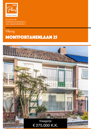 Brochure preview - Montfortanenlaan 25, 5042 CT TILBURG (1)