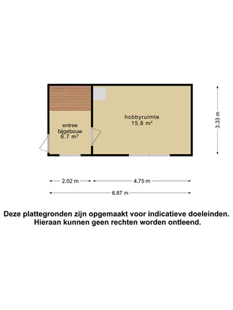 Floorplan - Lindenlaan 28, 6669 EJ Dodewaard