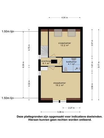 Floorplan - H Vervoornstraat 27, 4041 VT Kesteren