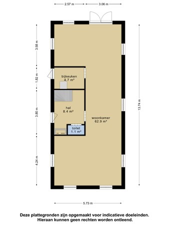 Floorplan - Achterdorp 31, 4041 GJ Kesteren