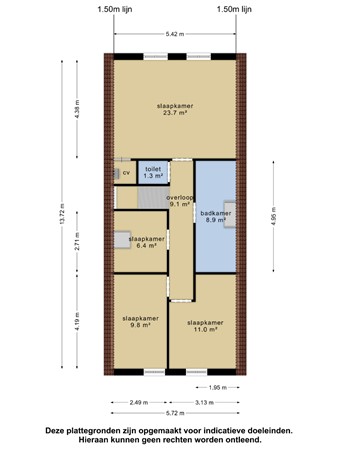 Floorplan - Achterdorp 31, 4041 GJ Kesteren