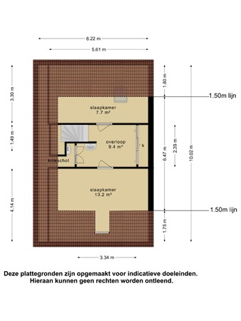 Floorplan - Meester A Datemalaan 19, 4041 VG Kesteren