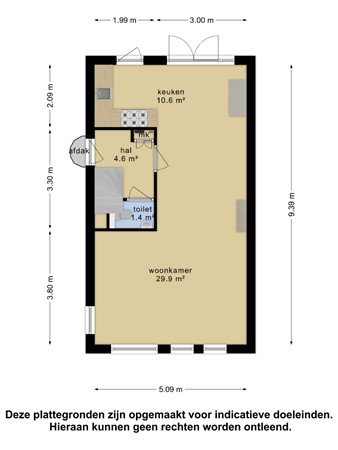 Floorplan - Notarisappelhof 1, 4021 VR Maurik