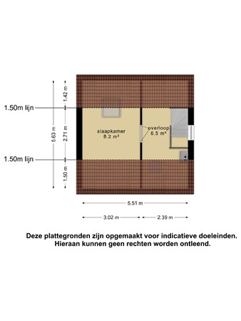 Floorplan - Notarisappel 39, 4007 ZC Tiel