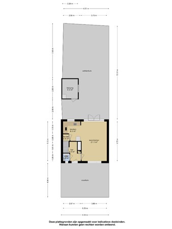 Floorplan - Dorpsstraat-Oost 44, 4003 EZ Tiel