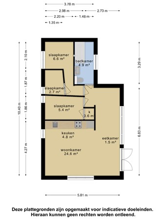 Floorplan - Rijnbandijk 111-79, 4021 AG Maurik