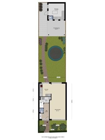 Floorplan - Silvanusstraat 40, 4041 AM Kesteren